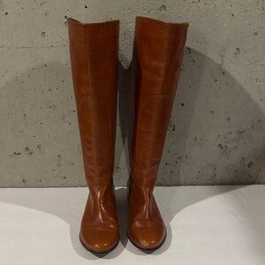 Elaine Turner Carmel Brown Equestrian Riding Leather Boots - Size 6